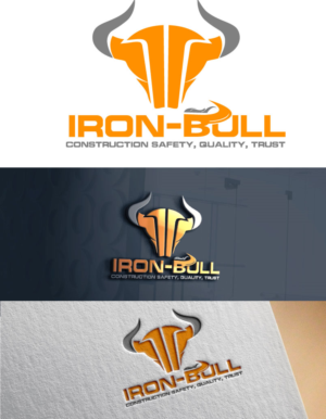 Logo Design by nexalite for Iron-Bull Construction  | Design: #18721346