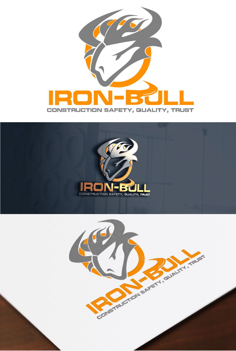 Logo Design by nexalite for Iron-Bull Construction  | Design #18721521