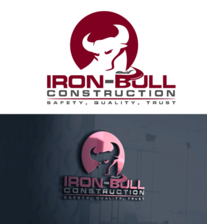 Logo Design by nexalite for Iron-Bull Construction  | Design: #18723863