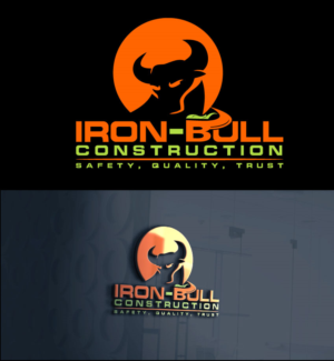 Logo Design by nexalite for Iron-Bull Construction  | Design: #18723974