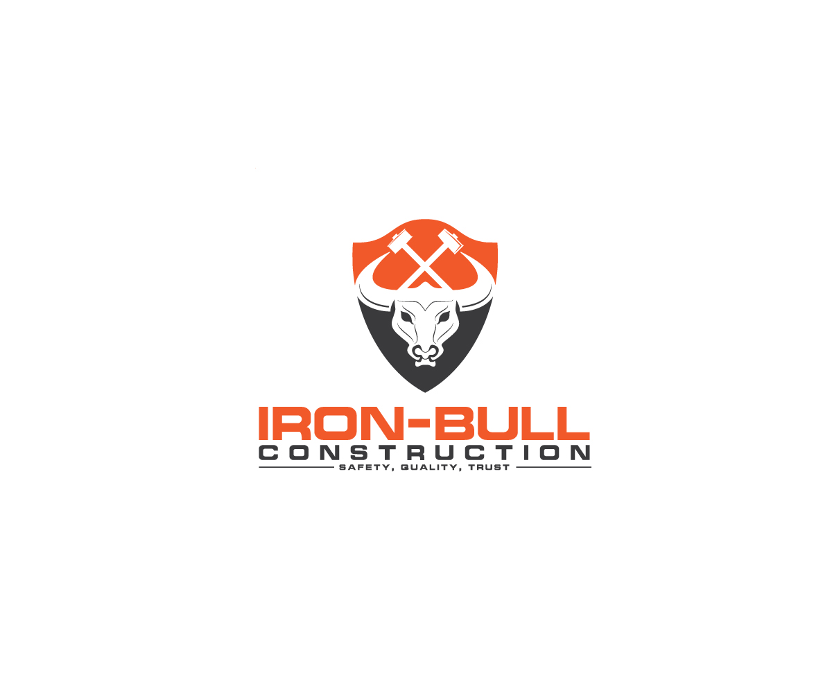 Logo Design by @m for Iron-Bull Construction  | Design #18720414