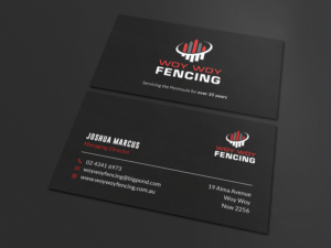 Business Card Design by Tilt for Woy Woy Fencing | Design: #18798774