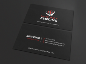 Business Card Design by Tilt for Woy Woy Fencing | Design: #18798775