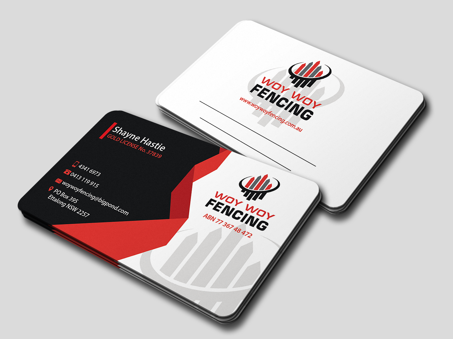 Diseño de Tarjeta de Presentación por Riz' para Woy Woy Fencing | Diseño #18719282
