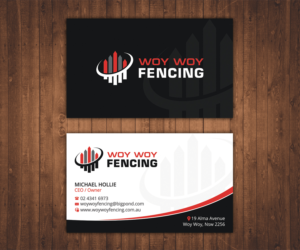 Diseño de Tarjeta de Presentación por Stylez Designz para Woy Woy Fencing | Diseño: #18805528