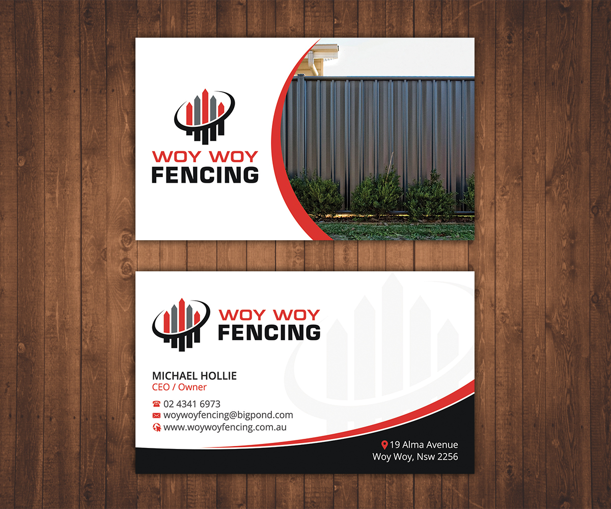 Diseño de Tarjeta de Presentación por Stylez Designz para Woy Woy Fencing | Diseño #18805529