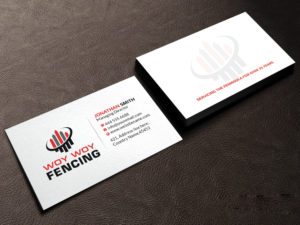 Diseño de Tarjeta de Presentación por Creations Box 2015 para Woy Woy Fencing | Diseño: #18784385