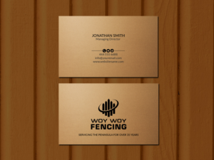 Diseño de Tarjeta de Presentación por Creations Box 2015 para Woy Woy Fencing | Diseño: #18784386