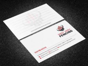 Diseño de Tarjeta de Presentación por Brand aid para Woy Woy Fencing | Diseño: #18761753