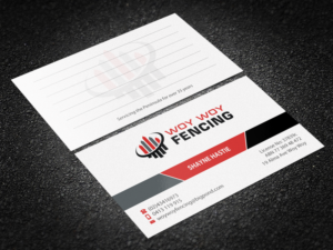 Diseño de Tarjeta de Presentación por Brand aid para Woy Woy Fencing | Diseño: #18773532