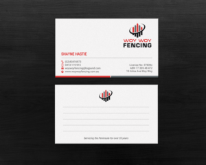 Design de Carte de Visite par chandrayaan.creative pour Woy Woy Fencing | Design : #18717539