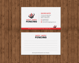 Design de Carte de Visite par chandrayaan.creative pour Woy Woy Fencing | Design : #18717541