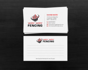 Design de Carte de Visite par chandrayaan.creative pour Woy Woy Fencing | Design : #18717551