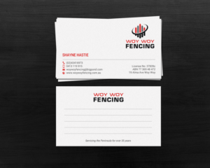 Design de Carte de Visite par chandrayaan.creative pour Woy Woy Fencing | Design : #18717554