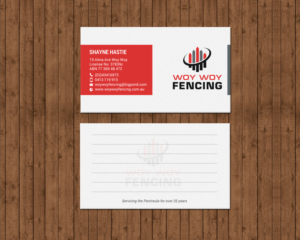 Design de Carte de Visite par chandrayaan.creative pour Woy Woy Fencing | Design : #18720858