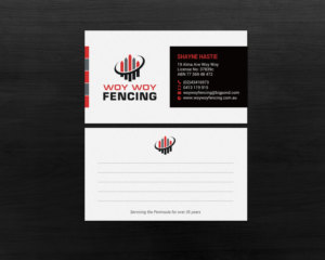 Diseño de Tarjeta de Presentación por chandrayaan.creative para Woy Woy Fencing | Diseño #18722879