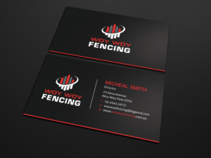 Business Card Design by Tripti Ranjan Gain for Woy Woy Fencing | Design: #18717923