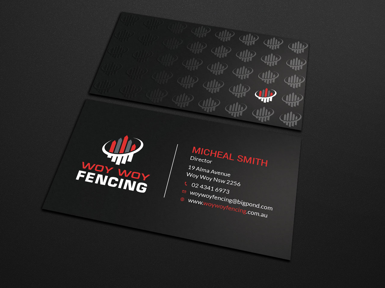 Design de Carte de Visite par Tripti Ranjan Gain pour Woy Woy Fencing | Design #18717967