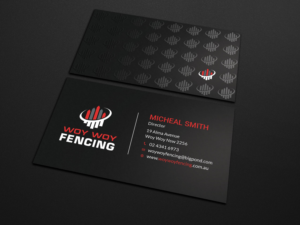 Diseño de Tarjeta de Presentación por Avanger_000 para Woy Woy Fencing | Diseño #18717967