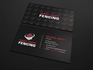 Design de Carte de Visite par Tripti Ranjan Gain pour Woy Woy Fencing | Design : #18717971