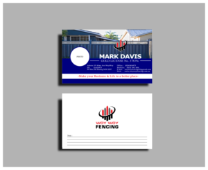 Business Card Design by Redsky Design for Woy Woy Fencing | Design: #18767517