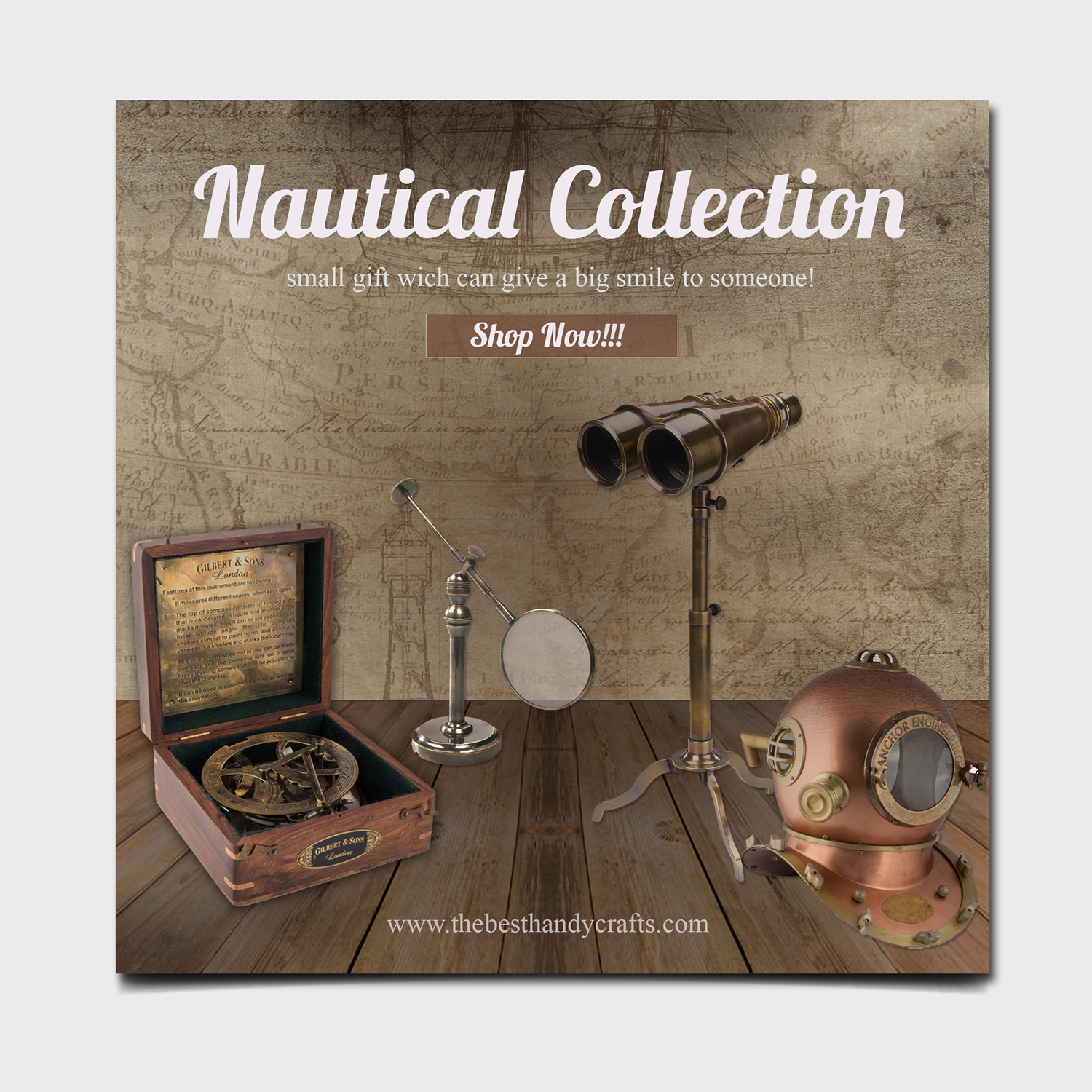 Diseño De Banner Publicitario por alex989 para The Best Handy Crafts | Diseño #18683718