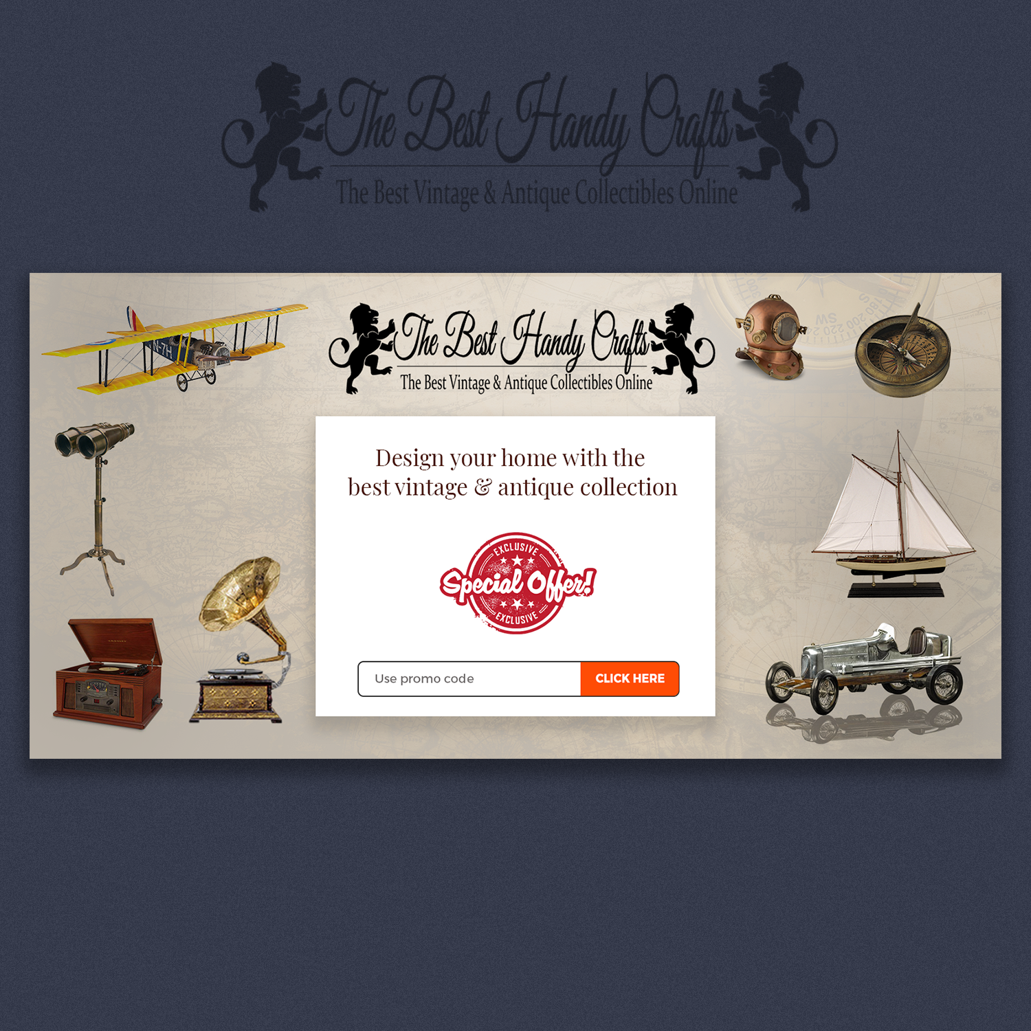 Diseño De Banner Publicitario por Visual Angel para The Best Handy Crafts | Diseño #18724788