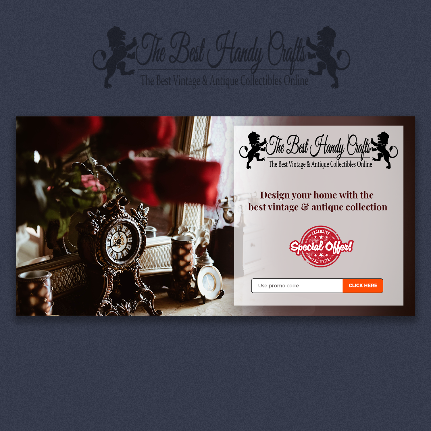 Diseño De Banner Publicitario por Visual Angel para The Best Handy Crafts | Diseño #18725124