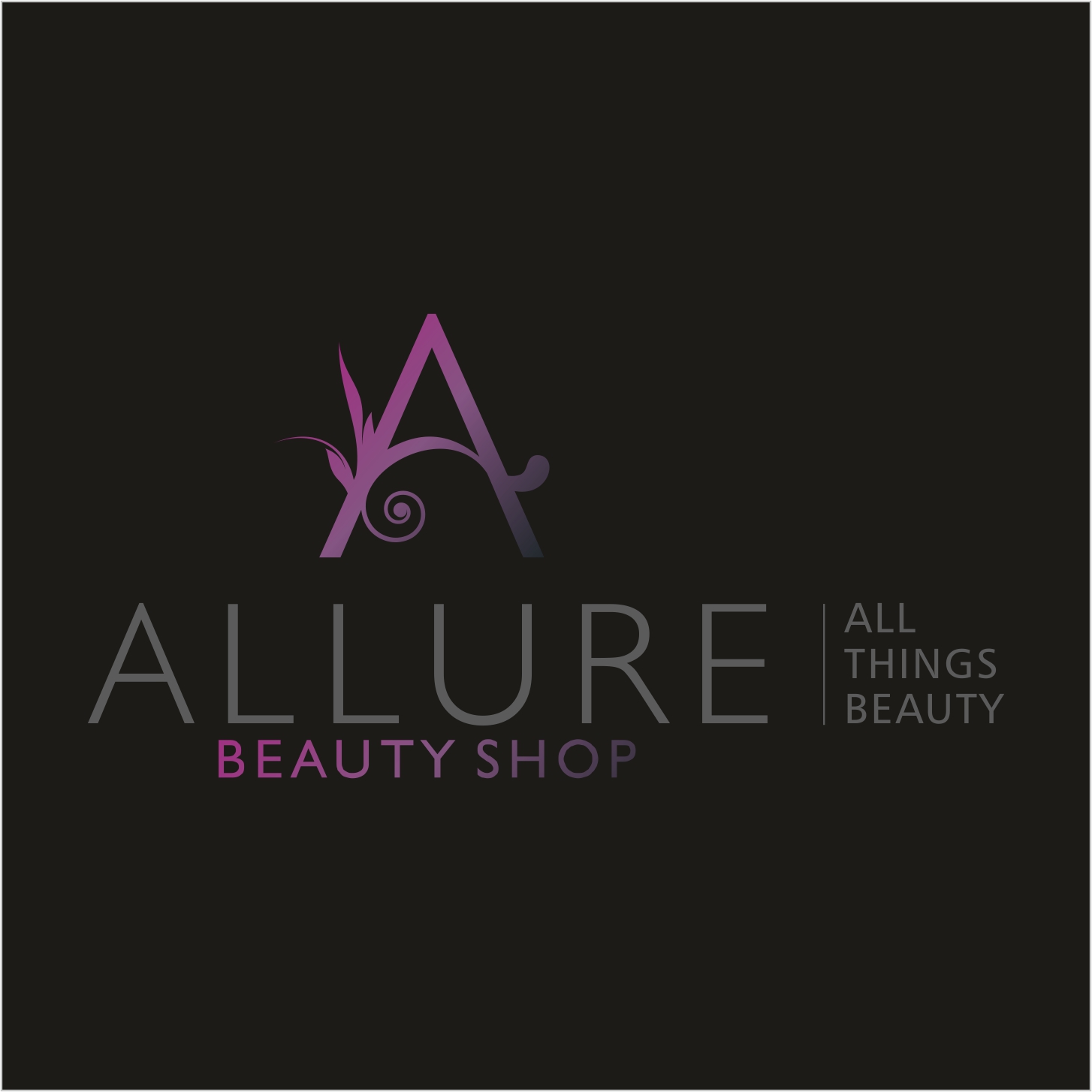 Diseño de Logo por Krishnadas para ALLURE BEAUTY SHOP | Diseño #18691716