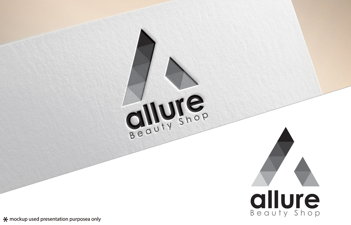 Logo Design by Juli creation for ALLURE BEAUTY SHOP | Design #18687800