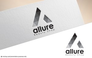 Allure Beauty Shop | Logo Design by Juli creation