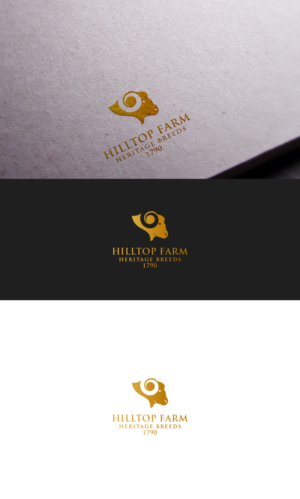 Hilltop Farm.   Heritage Breeds  1790 | Diseño de Logo por logo_s