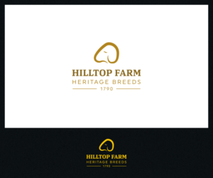 Hilltop Farm.   Heritage Breeds  1790 | Diseño de Logo por Roy