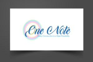 One Note, LLC/Every Connection is a New Possibility | Logo Design by jaime.sp