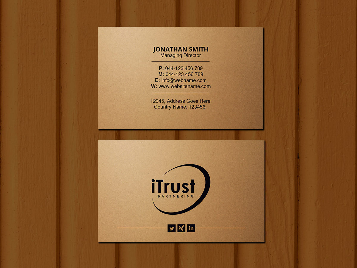 Business Card Design by Creations Box 2015 for this project | Design #18940684