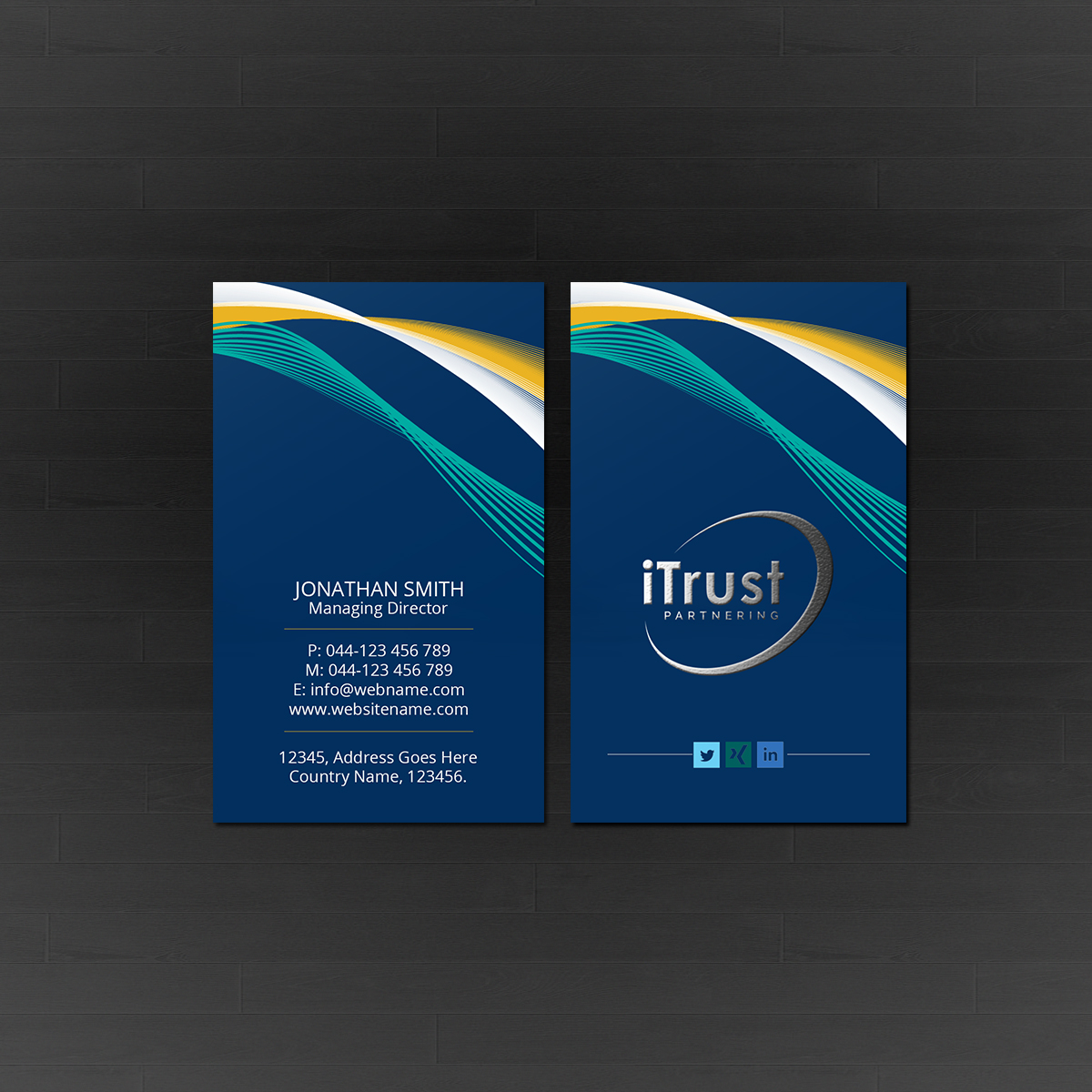 Business Card Design by Creations Box 2015 for this project | Design #18940686