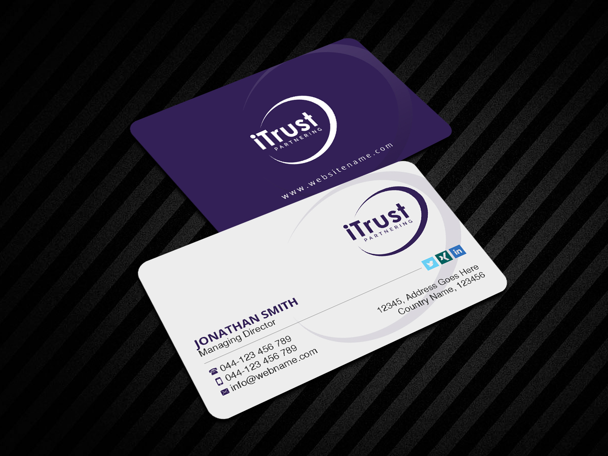 Business Card Design by Creations Box 2015 for this project | Design #18940694