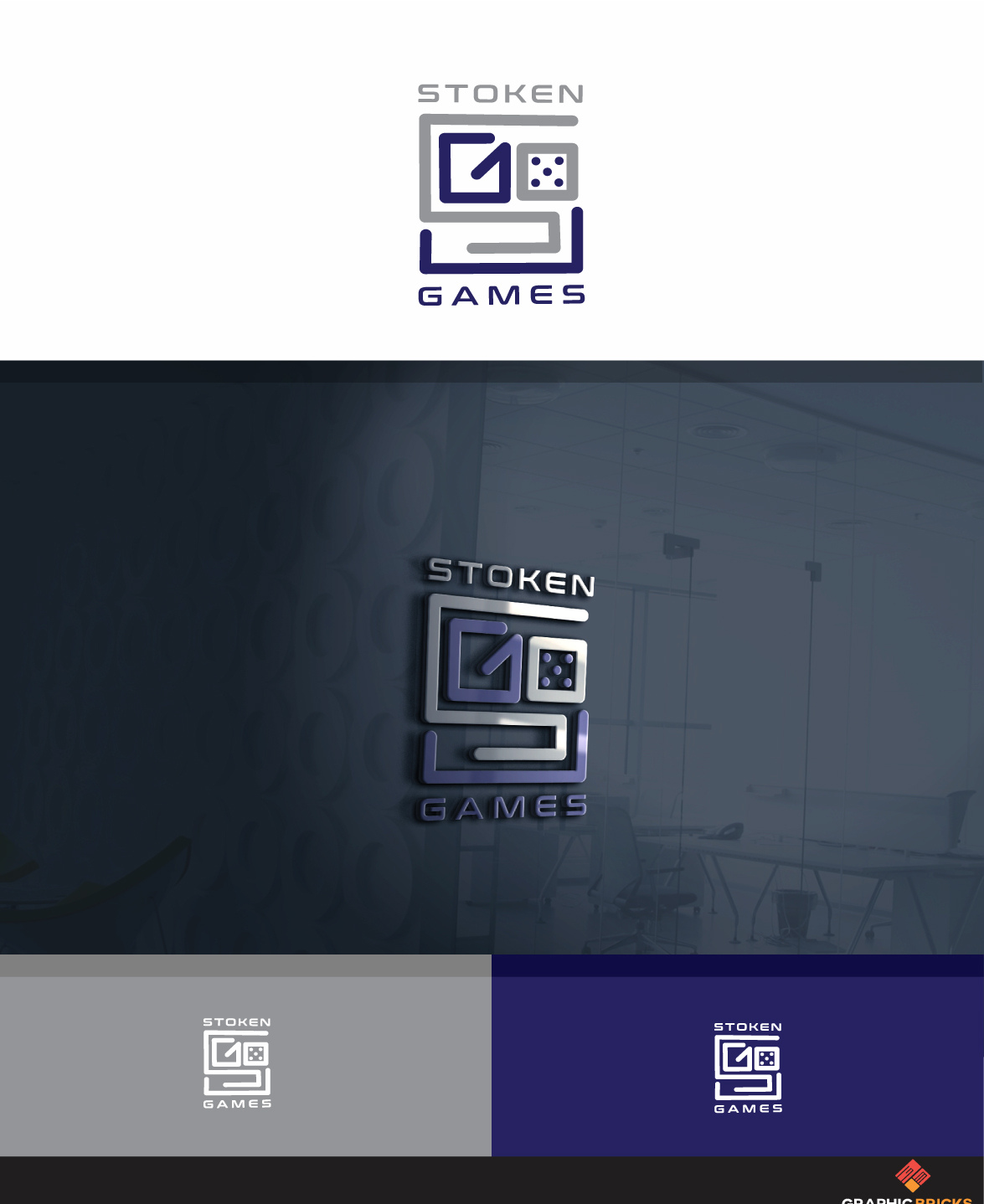 Diseño de Logo por Graphic Bricks para Stoken Games LLC | Diseño #18717499