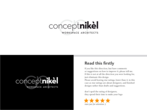 concept nikèl workspace architects | Logo Design by Atvento Graphics