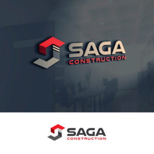 Logo Design by ecorokerz for Saga Construction  | Design #18750095