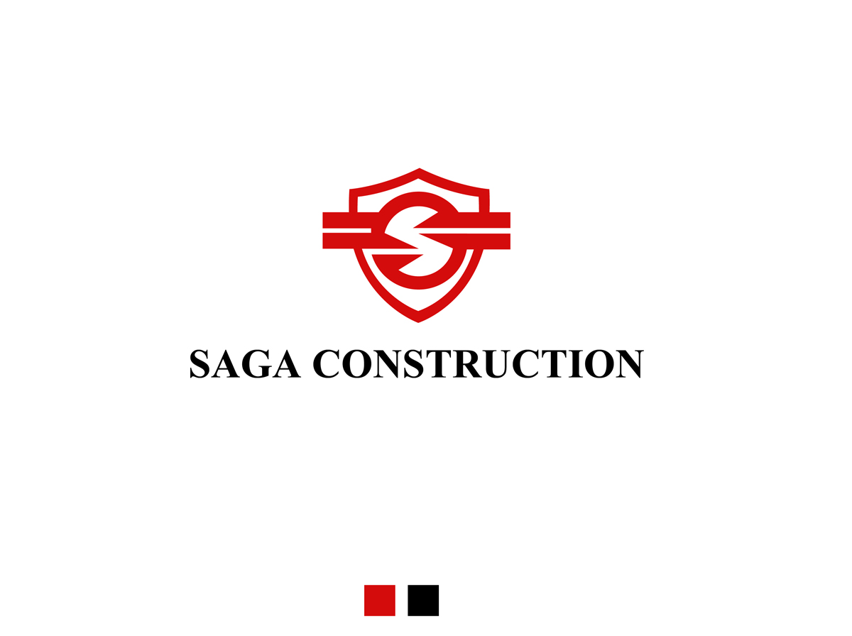 Logo Design by Aqeel Momin for Saga Construction  | Design #18756236