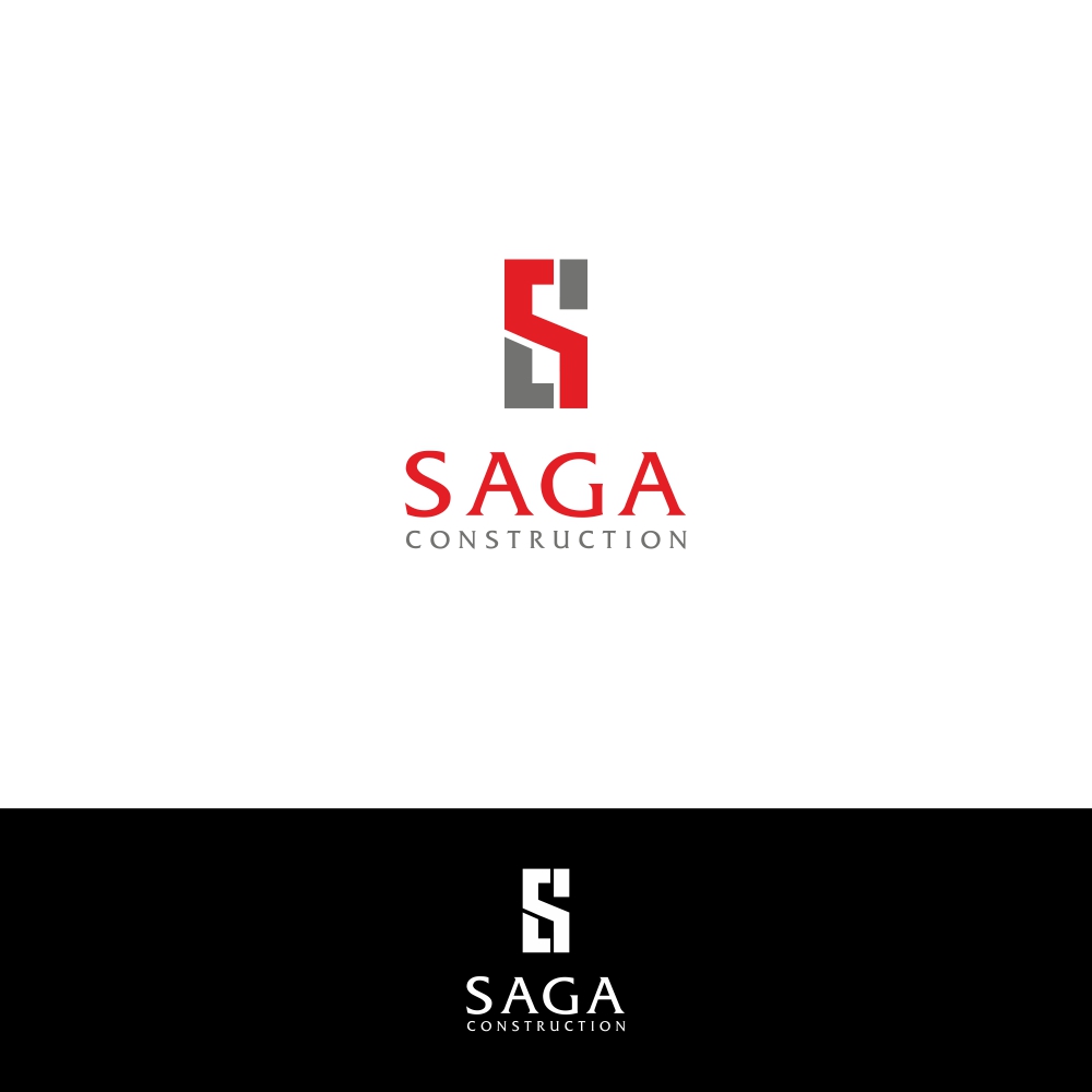 Logo Design by Basksh Designs for Saga Construction  | Design #18806388