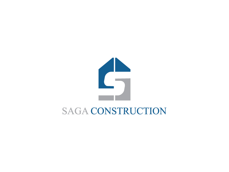 Diseño de Logo por blueCreative2 para Saga Construction  | Diseño #18777294