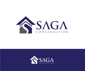 Diseño de Logo por designmind78 para Saga Construction  | Diseño: #18751396