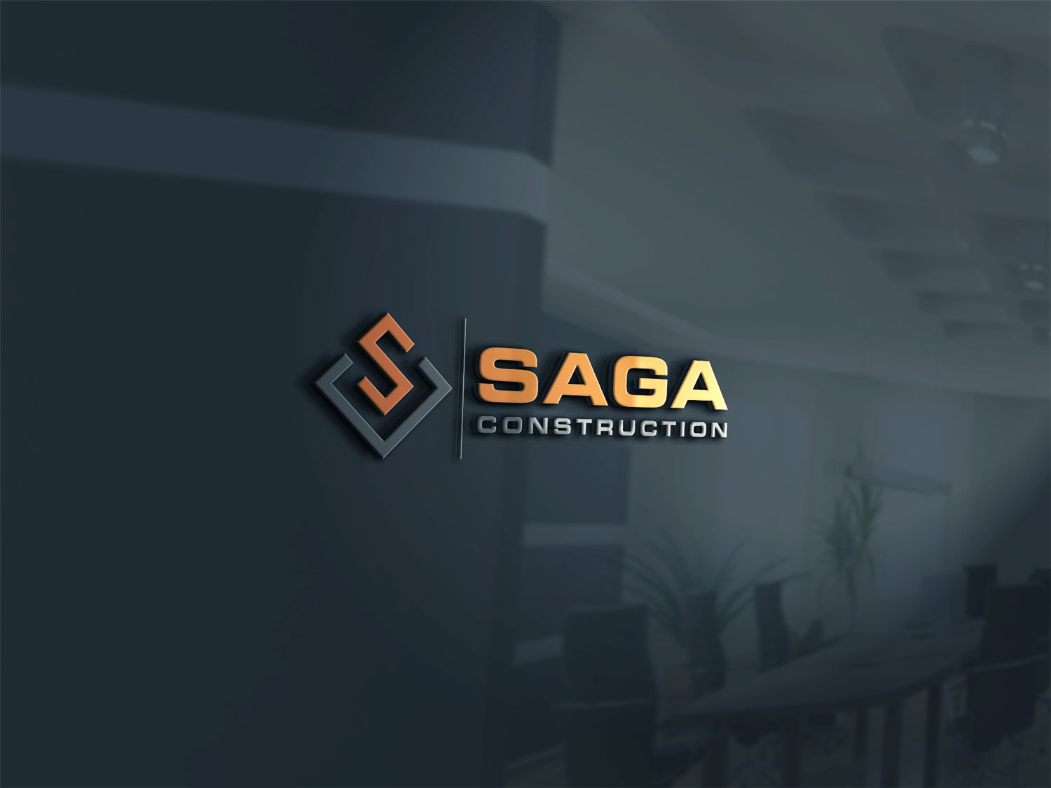 Diseño de Logo por nafesa sr para Saga Construction  | Diseño: #18767153