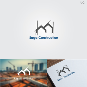 Logo Design by Usman Mahmood for Saga Construction  | Design: #18760517
