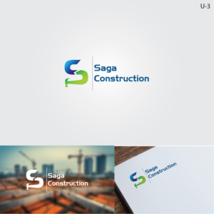 Logo Design by Usman Mahmood for Saga Construction  | Design: #18761454