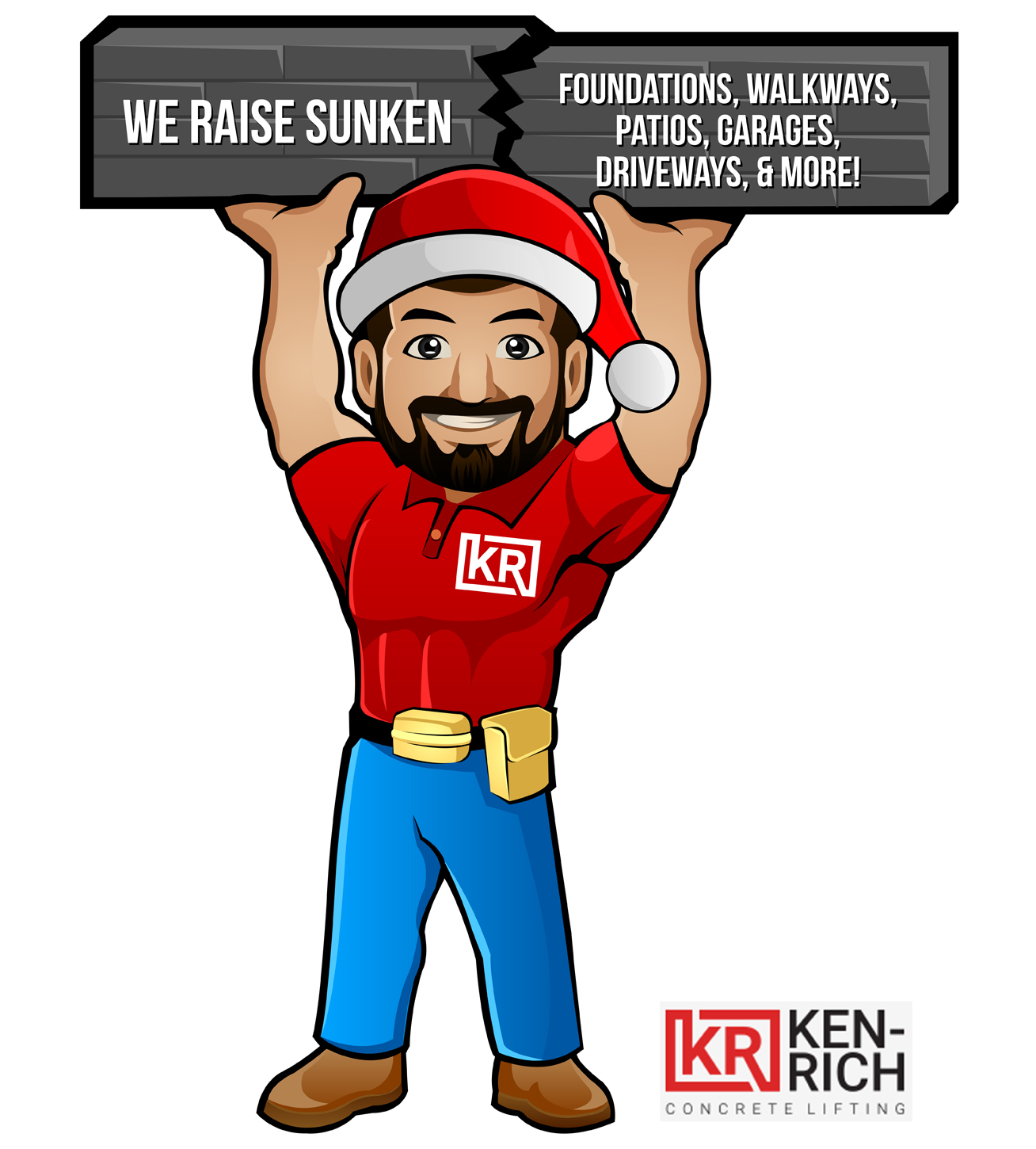 Diseño de Personaje por Erkou para Ken-Rich Concrete Lifting | Diseño #20475261