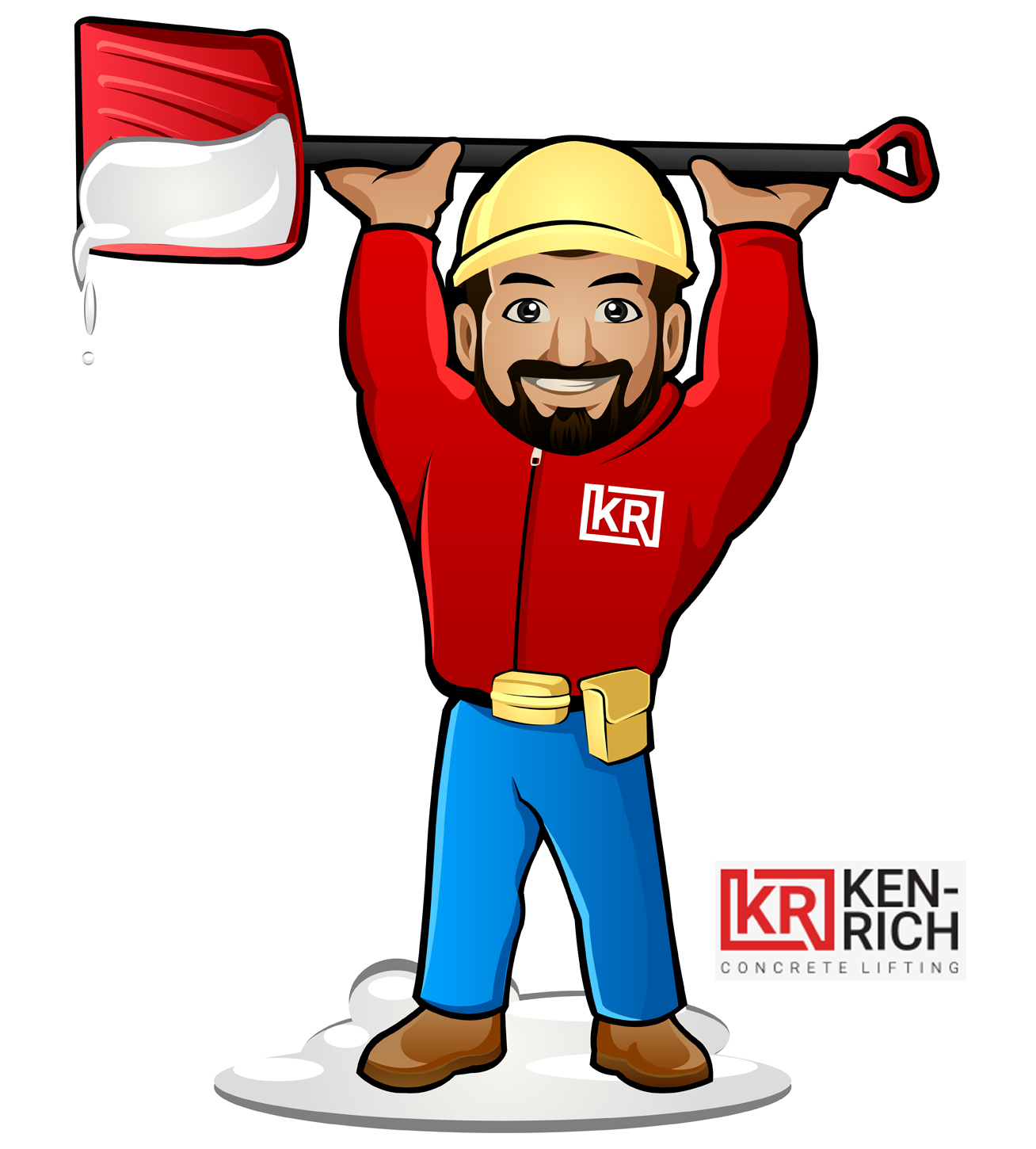 Diseño de Personaje por Erkou para Ken-Rich Concrete Lifting | Diseño #20684095