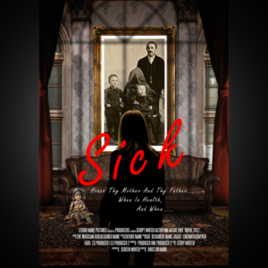 Production Company Needs Eerie Poster for Disturbing Movie titled 